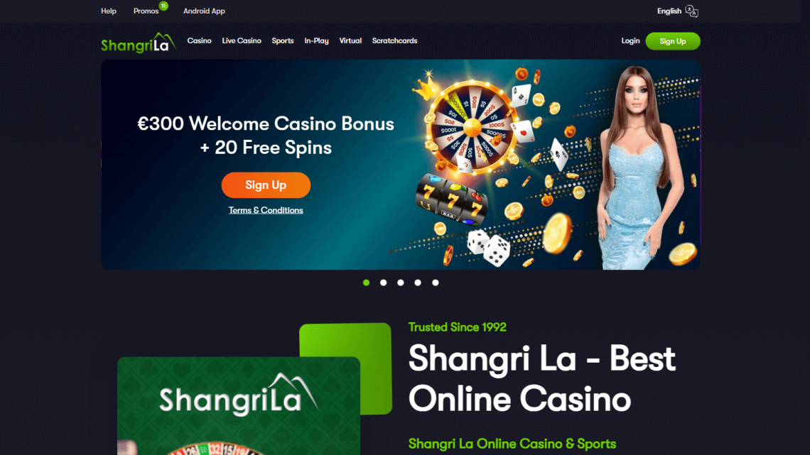 Shangri La Is Your Dream Online Casino Since 2016