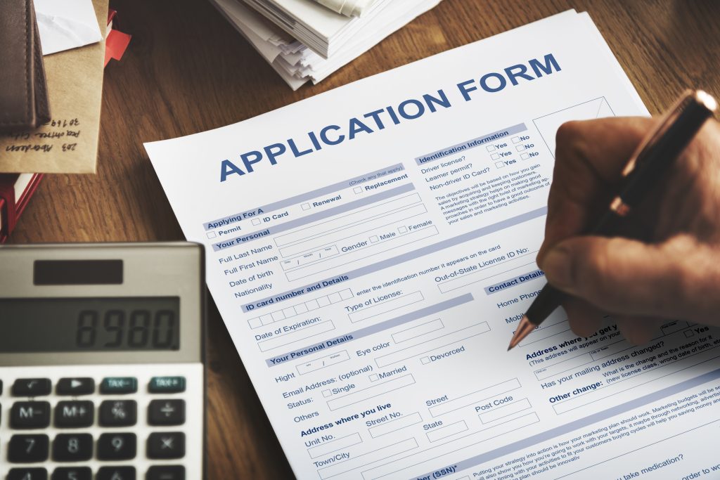 Short term loan application